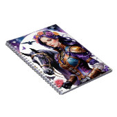 De Rosebud serie-Steampunk Rosebud & Haar Paard Notitieboek (Rechterzijde)