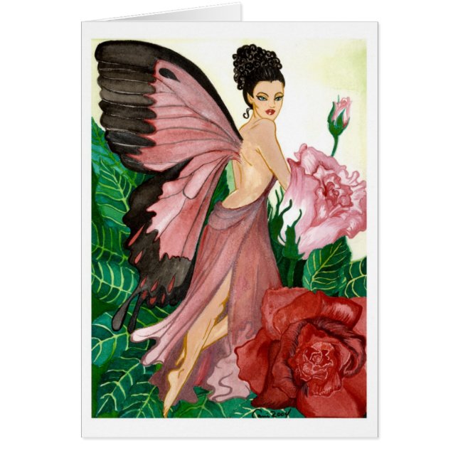 De Rosebush Fairy Card (Voorkant)