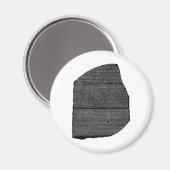 De Rosetta Stone Egyptian Granodiorite Stele Magneet (Voorkant / Achterkant)