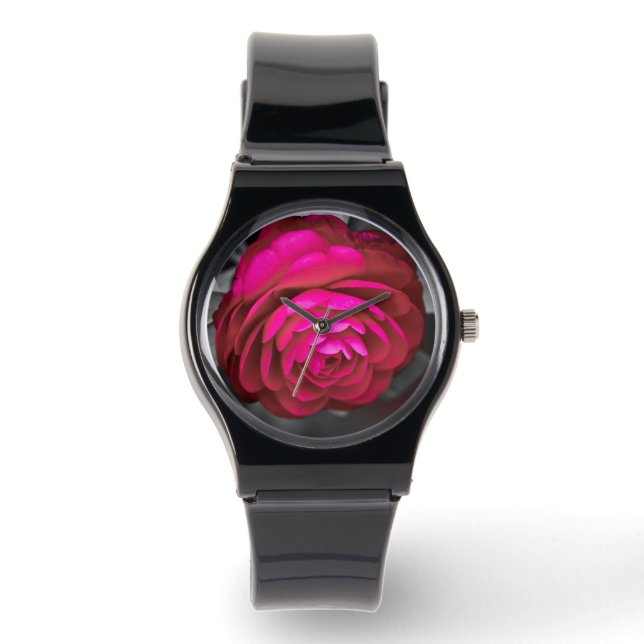 De Rosy Camellia Horloge (Voorkant)