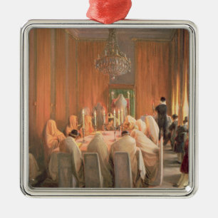 De Rothschild-familie in Prayer Metalen Ornament