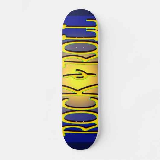 De rots & rolt Skateboard 2 (Voorkant)