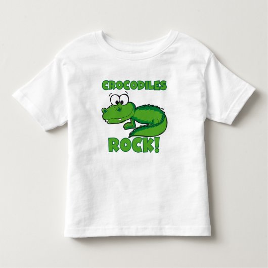 De Rots van krokodillen Kinder Shirts (Voorkant)
