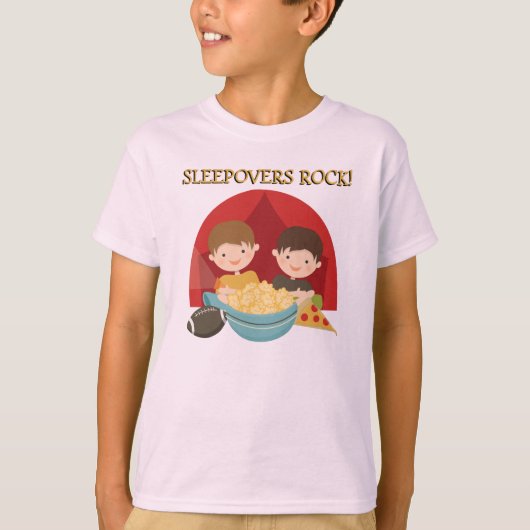 De Rots van Sleepovers T-shirt (Voorkant)