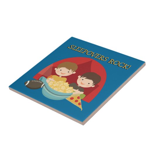 De Rots van Sleepovers Tegeltje (Zijkant)