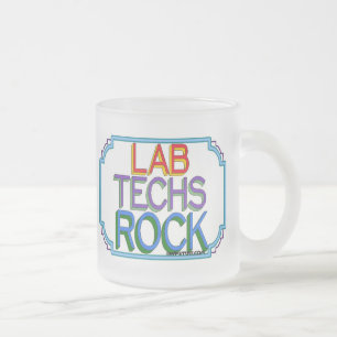 De Rots van Techs van het laboratorium Matglas Koffiemok