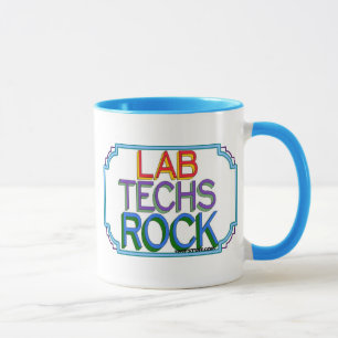 De Rots van Techs van het laboratorium Mok