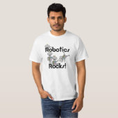 De Rotsen van de robotica T-shirt (Voorkant volledig)