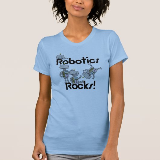 De Rotsen van de robotica T-shirt (Voorkant)
