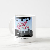 De roues tasse de café de la politique vers le bas (Devant gauche)