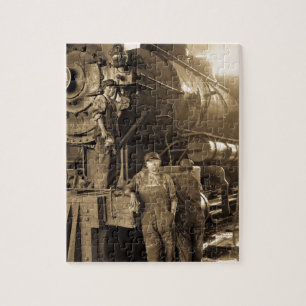 De Roundhouse Rosies van de Vintage van de Eerste Legpuzzel