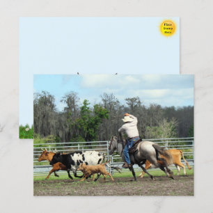 De Roundup - Cowboy Briefkaart