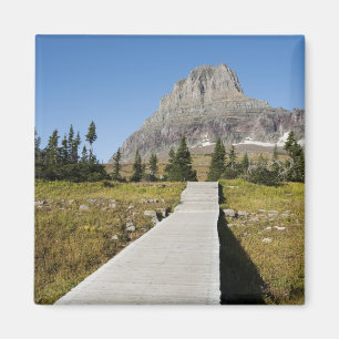 De route naar het uitzicht van het Verborgen meer Magneet