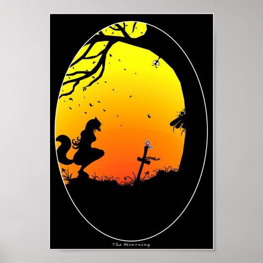 De rouw poster (Voorkant)