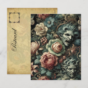 ⚰️ De rouwraad – Gotisch Victoriaans Feestdagenkaart