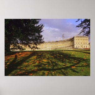De Royal Crescent, Bath. Poster