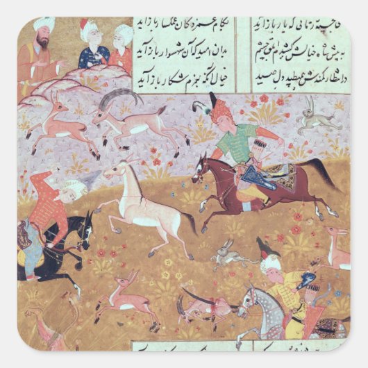 De Royal Hunt Vierkante Sticker (Voorkant)