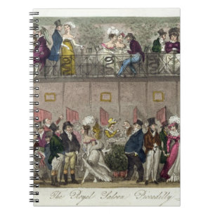 De Royal Saloon, Piccadilly, uit 'The English Sp Notitieboek