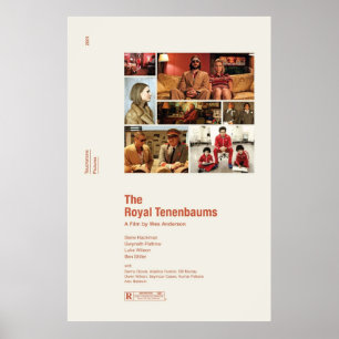 De Royal Tenenbaums Poster