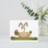 De roze Capricieuze Vogel van de Flamingo als Feestdagenkaart (Staand voorkant)