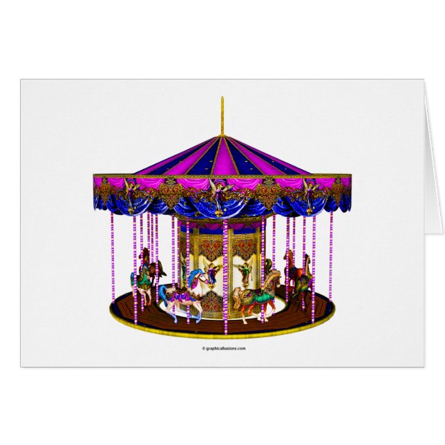De roze carrousel (Voorkant Horizontaal)