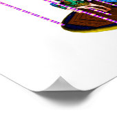 De roze carrousel poster (Hoek)