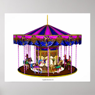 De roze carrousel poster