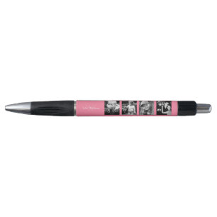 De roze Collage en het Monogram van de Foto Pen