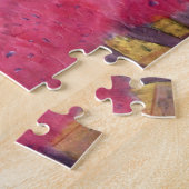 De roze dansers voor de ballet van Edgar Degas Legpuzzel (Zijkant)