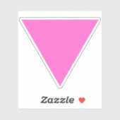 De Roze Driehoek - LGBT Gay Pride Sticker (Vel)