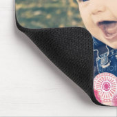 De roze Gift Mousepad van het Lijst van de Foto Muismat (Hoek)