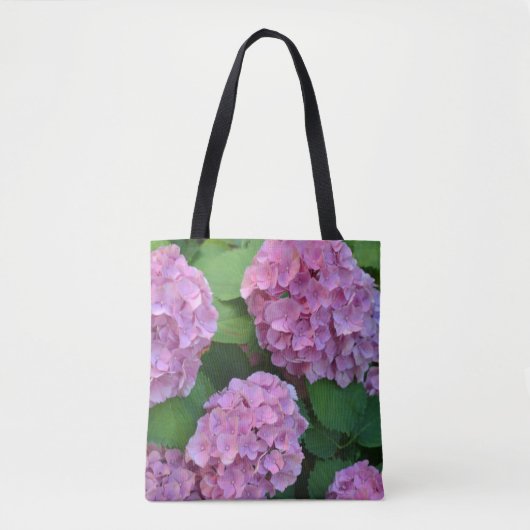 De roze Hortensia hydrangea Draagtas (Voorkant)