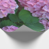 De roze Hortensia hydrangea struik Cadeaupapier (Hoek)