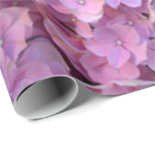 De roze Hortensia hydrangea struik Cadeaupapier (Rol Hoek)