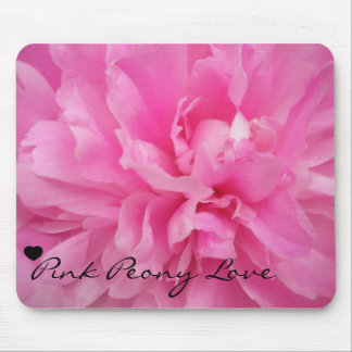 De roze Liefde van de Pioen Muismat