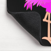 De roze Muismat van Flamingo - de Kleuren van de D (Hoek)