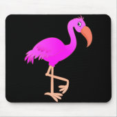 De roze Muismat van Flamingo - de Kleuren van de D (Voorkant)