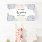 De roze & Paarse Partij van het Baby shower van Spandoek (Insitu)