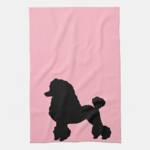De roze roze roze roebel geïnspireerde keukenhand theedoek