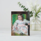 De Roze Sash, Mary Cassatt Briefkaart (Staand voorkant)