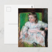 De Roze Sash, Mary Cassatt Briefkaart (Voorkant / Achterkant)