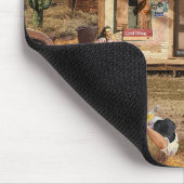 De roze slang muismat (Hoek)