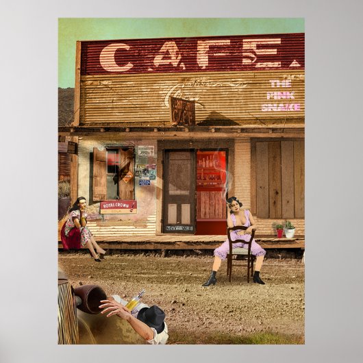 De roze slang poster (Voorkant)