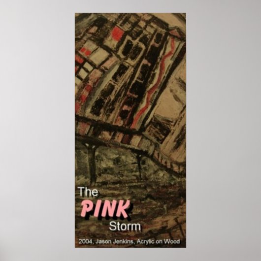 DE ROZE STORM POSTER (Voorkant)