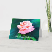 De roze Thee nam de Kaart van de Sympathie van de