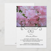 De roze Uitnodigingen van het Vrijgezellenfeest (Voorkant / Achterkant)