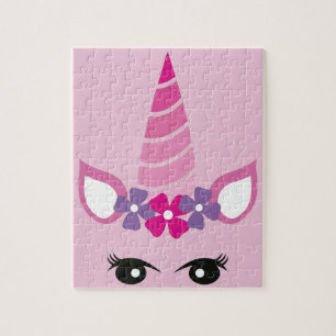 De Roze Unicorn Legpuzzel