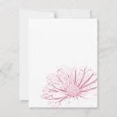 De roze Verandering van het Effect van de Bloem va Aankondiging (Achterkant)