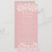 De Roze & Witte Orde van Dienst van Sarah Jane Programma (Voorkant / Achterkant)