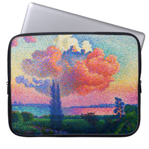 De Roze Wolk (1896) schilderij Laptop Sleeve